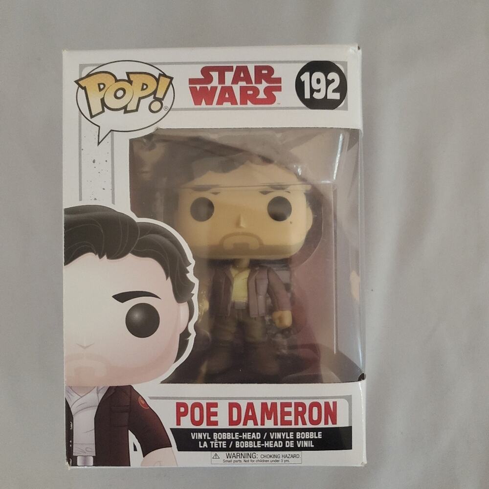 Funko Pop! Star Wars: The Last Jedi Poe Dameron #192 NIB
